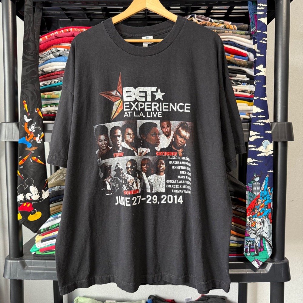 2010s Black BET Experience At LA Live Concert Graphic T-Shirt 2XL
